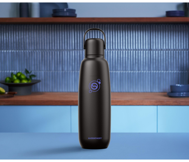 SodaStream Butelka termiczna Fizz&Go w kolorze czarnym 0,9l - 1533418 - zdjęcie 2